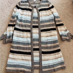 Missoni Beige and Black Striped Cardigan